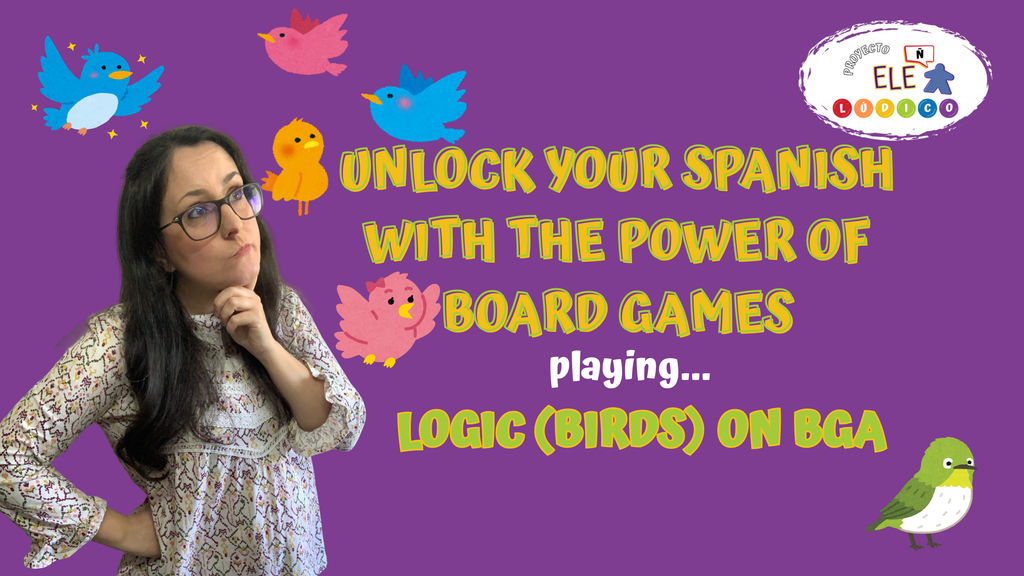 Logic game to practice Spanish vocabulary and spatial expressions.