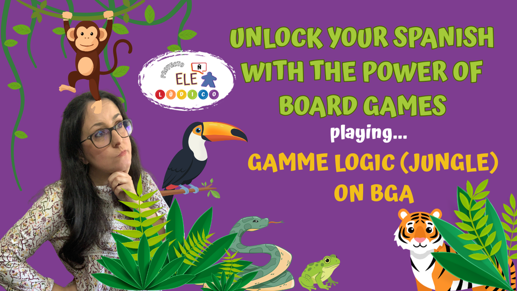 Logic game to practice Spanish vocabulary and spatial expressions.